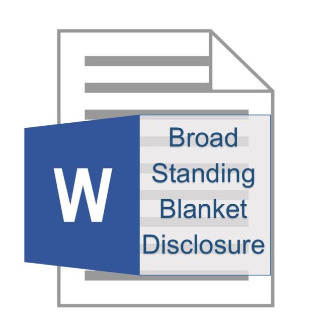 broad-standing-blanket-disclosure-icon