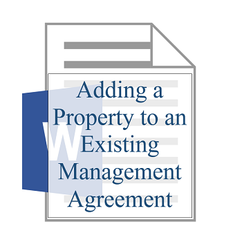 Adding a Property to an Existing Management Agreement 350