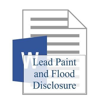 Lead Paint and Flood Disclosure 350