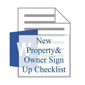 New Property and Owner Sign Up Checklist 350