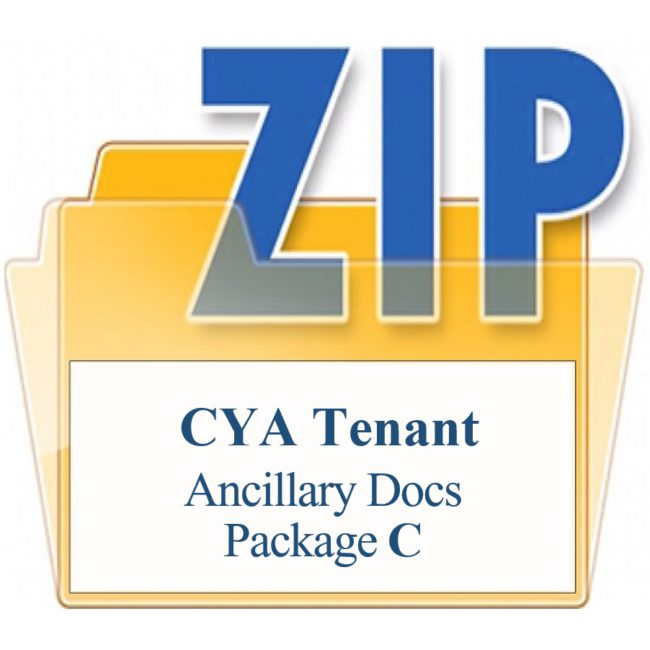 CYA Tenant Package C Ancillary Documents Training Property Managers