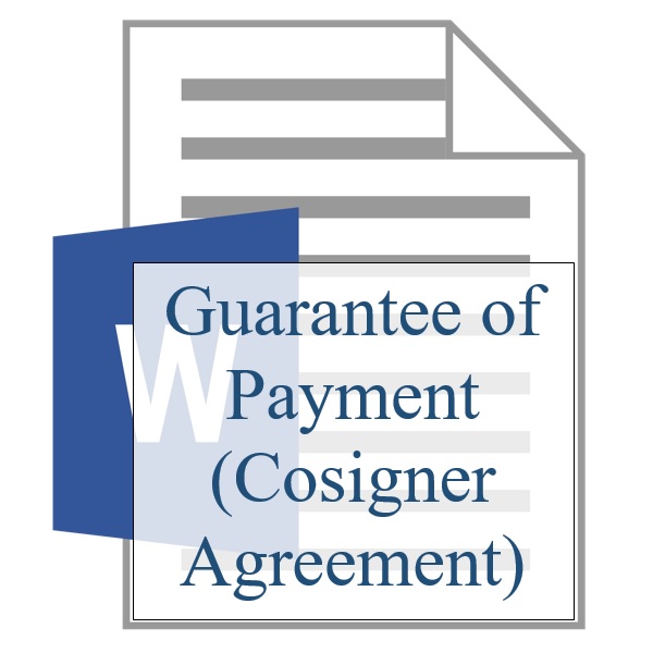 Guarantee of Payment - Resident Sign Up - Training Property Managers LLC