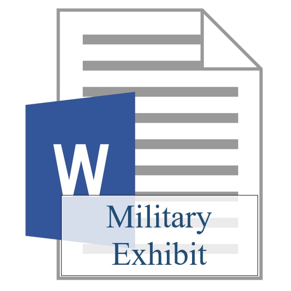 Military Exhibit - Resident Sign Up - Training Property Managers LLC