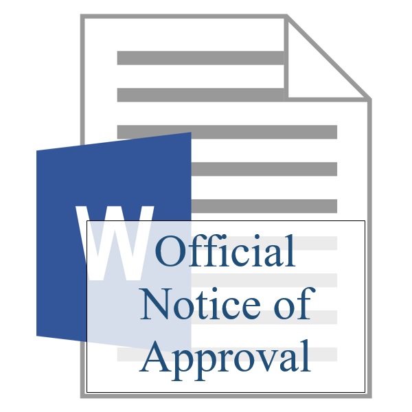 Official Notice of Approval - Resident Sign Up - Training Property Managers LLC
