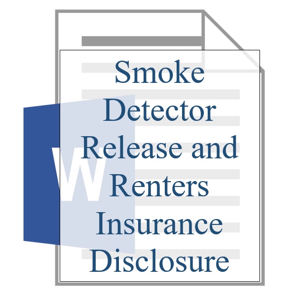 Smoke Detector Release and Renters Insurance Disclosure - Resident Sign Up - Training Property Managers LLC