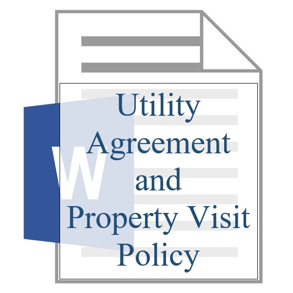 Utility Agreement and Property Policy - Resident Sign Up - Training Property Managers LLC