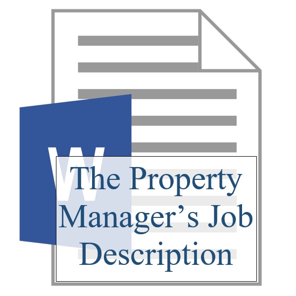 The Property Manager’s Job Description Logo