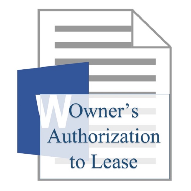 Owner’s Authorization to Lease