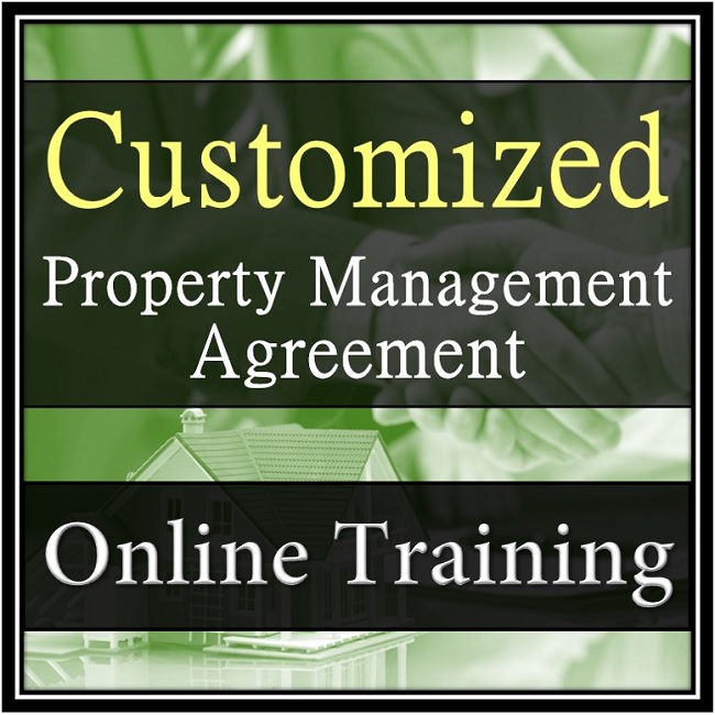 Customized Property Management Agreement Training from Training Property Managers Robert Locke Crown Customized Property Management Agreement Training from Training Property Managers Robert Locke Crown