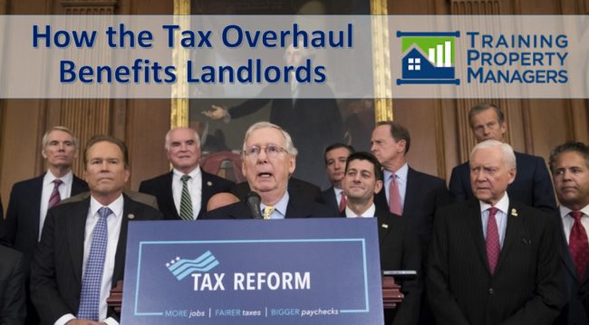How the Republican Tax Overhaul Benefits Landlords Training Property Managers