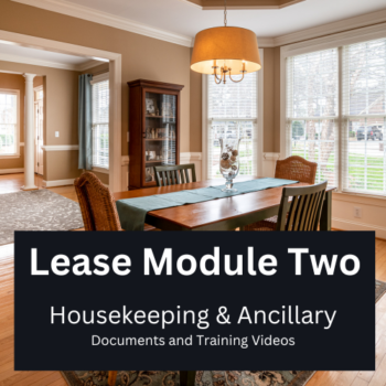 Lease Module # 2 Housekeeping & Ancillary Docs/Vids