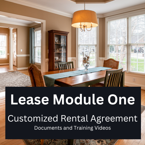 Lease Module # 1 Customized Rental Agreement