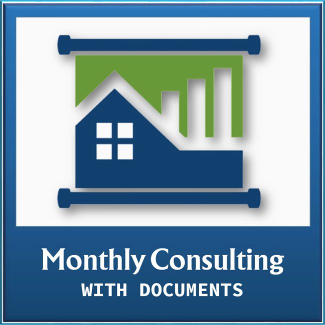 Property Management Monthly Consulting with Document