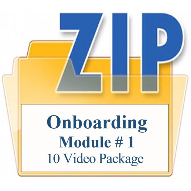 Onboarding Module # 1 Ten Video Package Training Property Managers