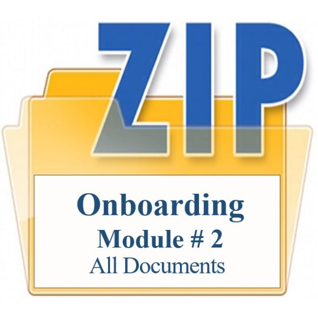 Onboarding Module # 2 All Documents Training Property Managers