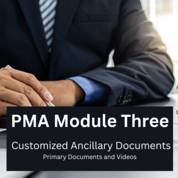 PMA Package #3: Customized Ancillary Documents